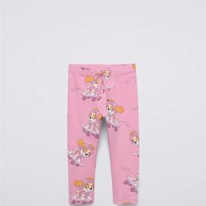 Zara pink Cartoon PAW PATROL SKYET™ Print Leggings